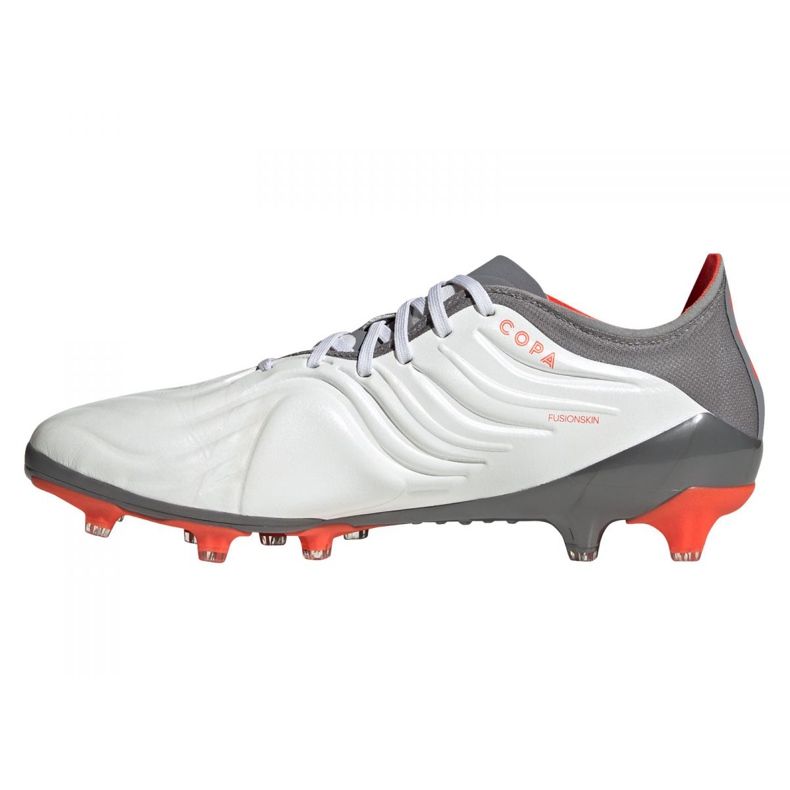 Chaussures de football Adidas Copa Sense.1 Ag M FY6207 gris, blanc blanche 1