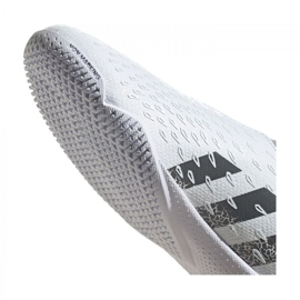 Chaussures de foot Adidas Predator Freak.3 Ll In Jr FY7867 gris, blanc blanche 1 Chaussures de foot Adidas Predator Freak.3 Ll In Jr FY7867 gris, blanc blanche 1