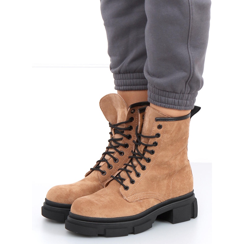 Dazy Khaki travailleurs suédés brun kaki 2