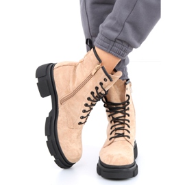 Dazy Travailleurs en daim beige 3