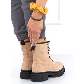 Dazy Travailleurs en daim beige 5