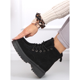Bottines à lacets Visko Noir le noir 1