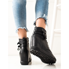 Goodin Bottines à lacets noir 1