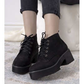 Bottines femme Johnson noires 1