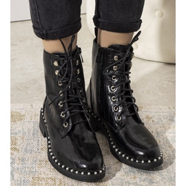 Bottines isolées noires pour femme de Nancy 1