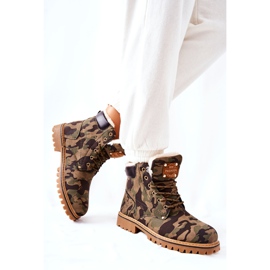 PH1 Bottes de randonnée isolées Camo Crush pour femmes beige brun vert 1 PH1 Bottes de randonnée isolées Camo Crush pour femmes beige brun vert 1