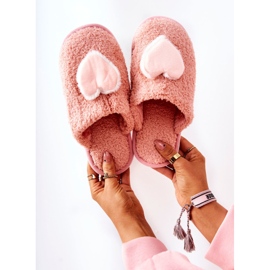 Pantoufles Heartbeat roses pour femmes 1 Pantoufles Heartbeat roses pour femmes 1