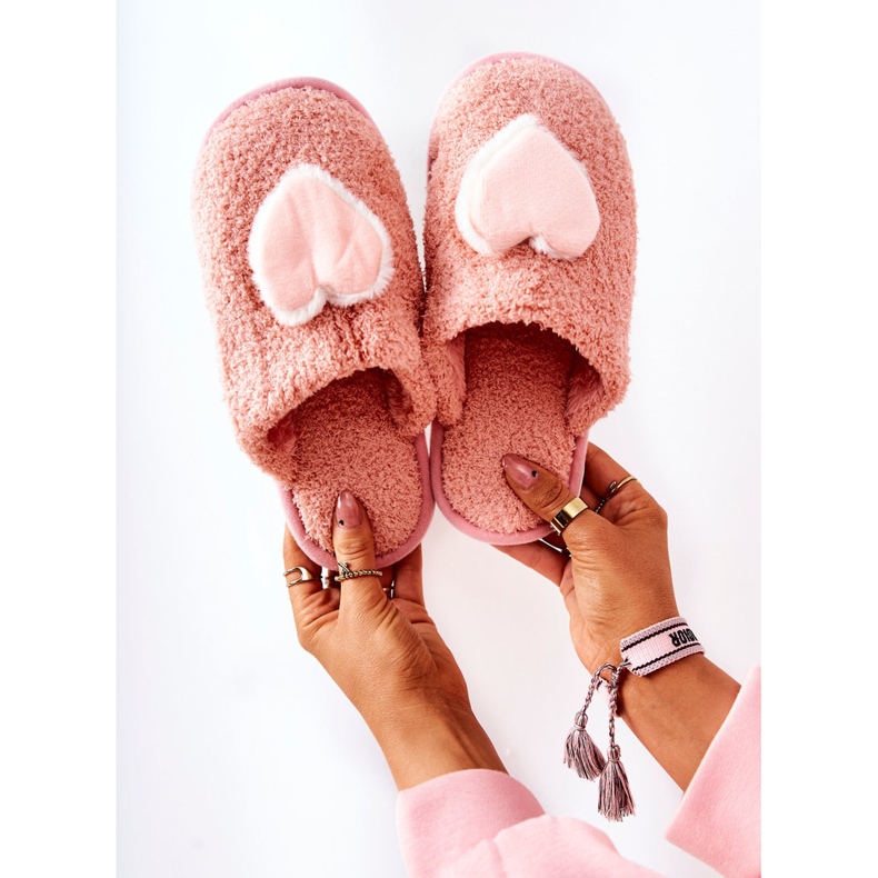 Pantoufles Heartbeat roses pour femmes 1 Pantoufles Heartbeat roses pour femmes 1