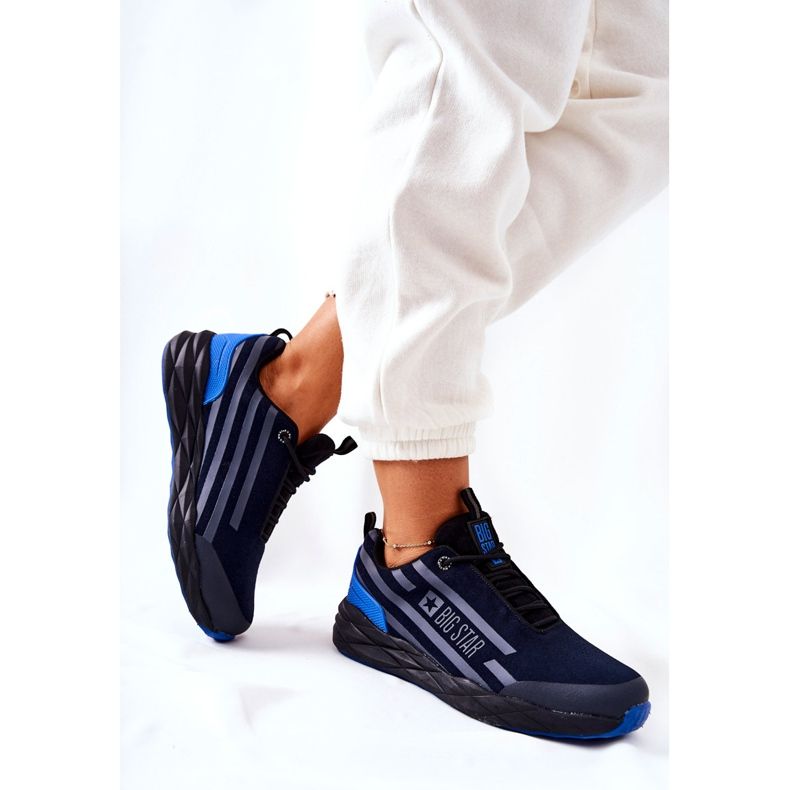 Chaussures de Sport en Cuir Big Star II274459 Bleu Marine 1