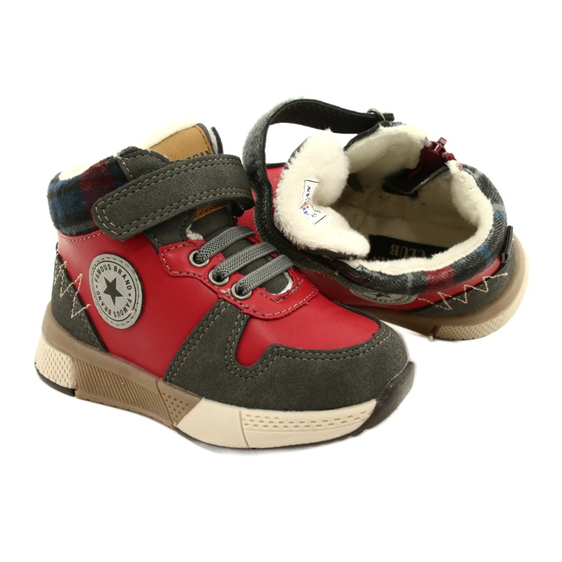 American Club Garçons des garçons avec la fourrure du club américain gc27 rouge 5