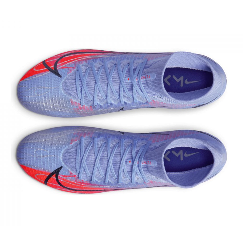 Nike Superfly 8 Pro Km Ag M DJ3978-506 chaussures de football bleu-violet bleu 2