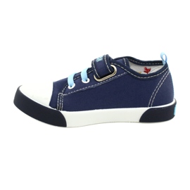 Baskets American Club Ten15 Navy Velcro bleu marin 1