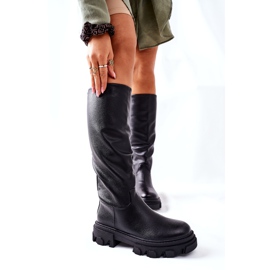 Bottes Hautes Femme Noir Little Bit 1