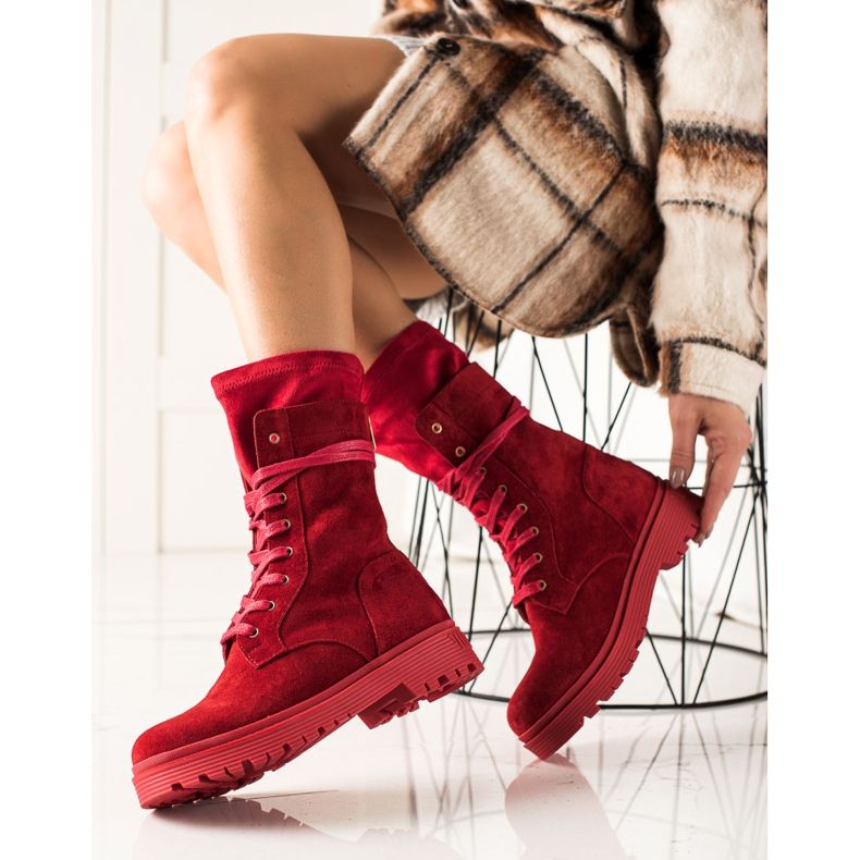 ARTIKER Hauts Ouvriers Du Cuir rouge 2