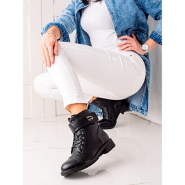 Cink Me Bottines à lacets classiques le noir 2