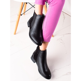 Lucky Shoes Bottes noires classiques le noir 2
