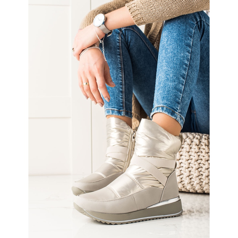 Weide Bottes de neige classiques beige 1