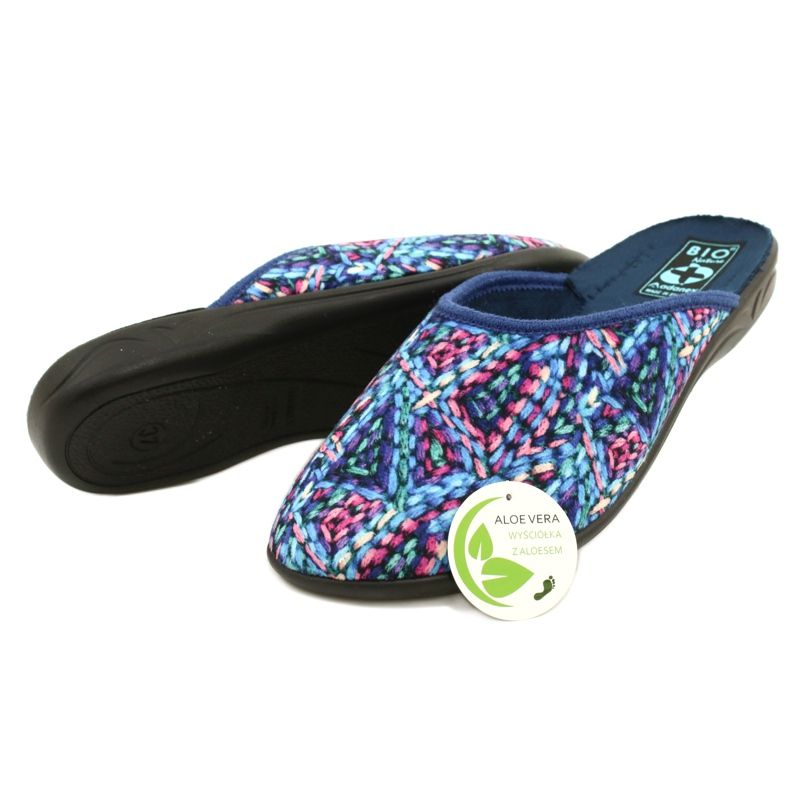 Chaussons Pull Adanex Aloe Vera 26702 bleu marin bleu rose vert 5
