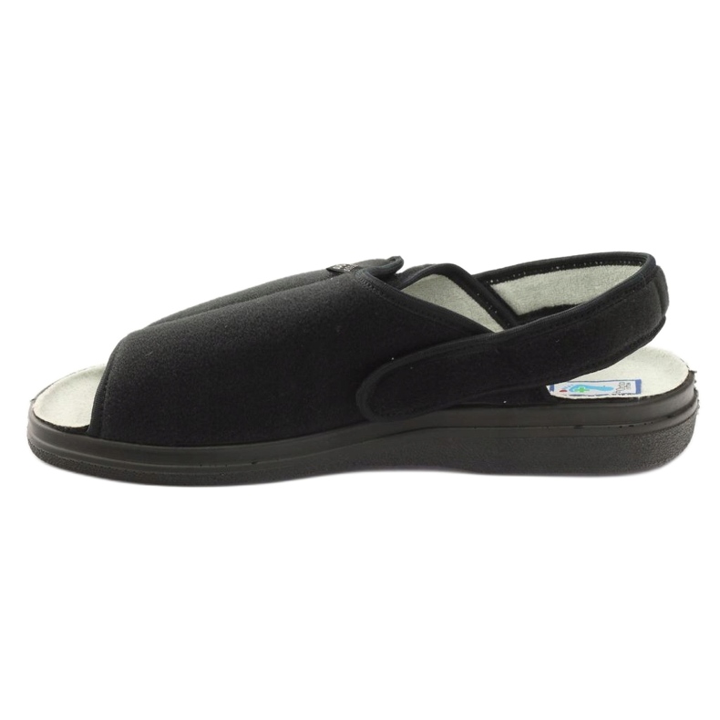 Dr.Orto Befado sandales noires pour hommes le noir 2