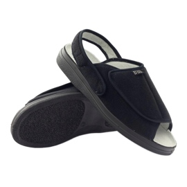 Dr.Orto Befado sandales noires pour hommes 3