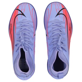 Nike Mercurial Superfly 8 Club Km Tf Jr DB0934 506 chaussures de football multicolore violet 2