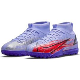 Nike Mercurial Superfly 8 Academy Km Tf Jr DB0935 506 chaussures de football multicolore violet 4