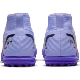 Nike Mercurial Superfly 8 Academy Km Tf Jr DB0935 506 chaussures de football multicolore violet 6