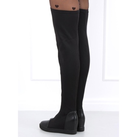 Chaussettes sur le coin Futura Noir 2