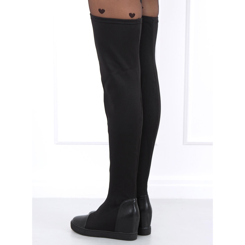 Chaussettes sur le coin Futura Noir 2