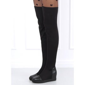 Chaussettes sur le coin Futura Noir 1