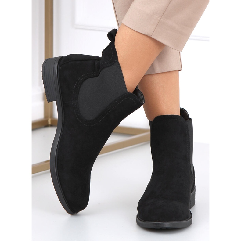 Bottines Chelsea Classiques Femme Musse Noir 2