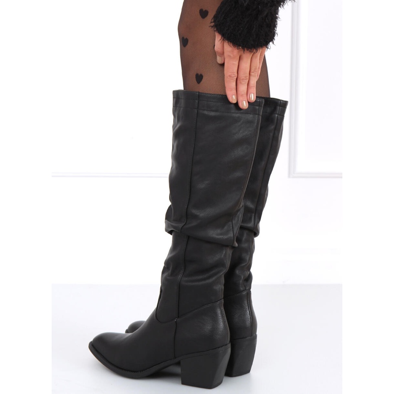 Polo noir santiags le noir 1