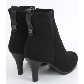 Bottes sur un stiletto Gaja Black noir 1
