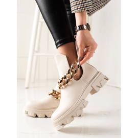 Seastar Bottes de mode beiges 2
