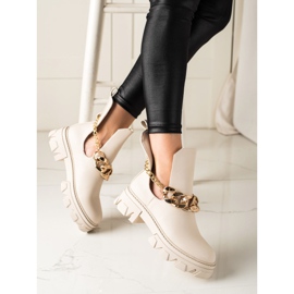 Seastar Bottes de mode beiges 1