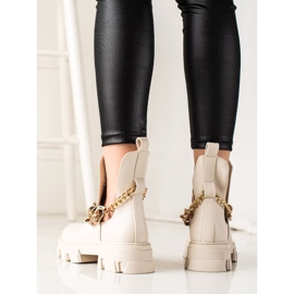 Seastar Bottes de mode beiges 3