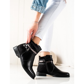 Lovit Bottes à rayures décoratives le noir 2