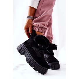 PM1 Bottes Chaudes Noires Trappeurs Demaris Noir 2