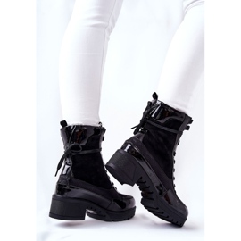 Bottines Meridiah en cuir noir le noir 1