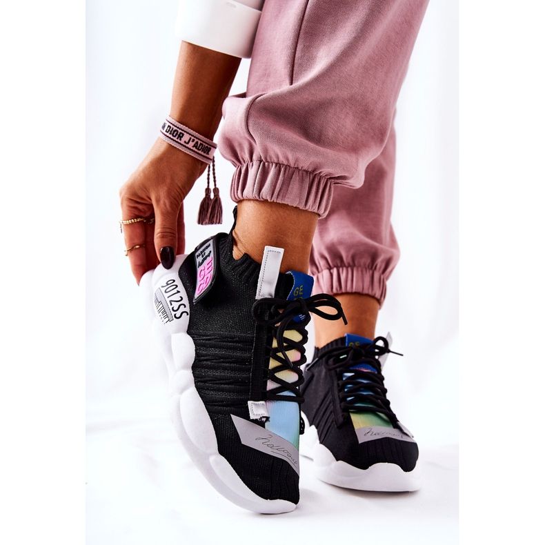 PS1 Chaussures de sport femme Sneakers Black Bubble Tea noir 1