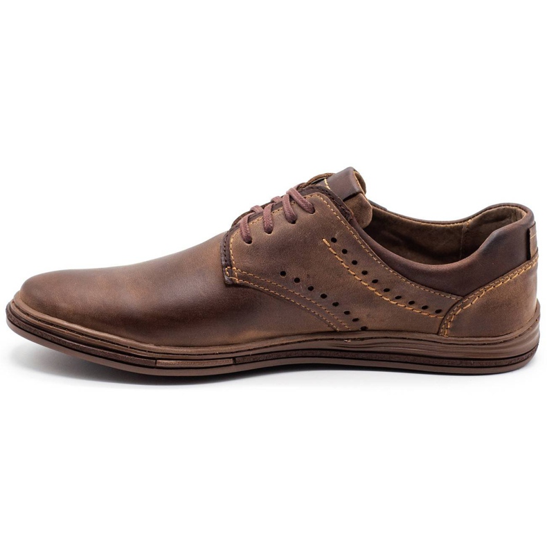 Polbut Chaussures décontractées pour hommes 402 marron brun 1