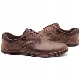 Polbut Chaussures décontractées pour hommes 402 marron brun 4