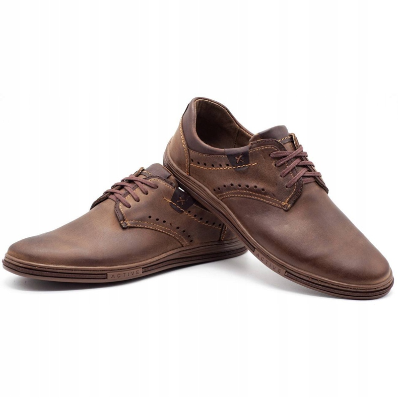 Polbut Chaussures décontractées pour hommes 402 marron brun 5