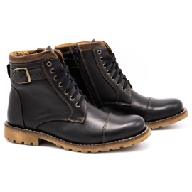 Olivier Bottes en cuir masculin 910mp brun chocolat 2