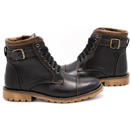 Olivier Bottes en cuir masculin 910mp brun chocolat 3