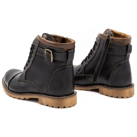 Olivier Bottes en cuir masculin 910mp brun chocolat 5