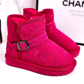 Apawwa Bottes de Neige Enfant Fourrure Fuchsia Kawai rose 1 Apawwa Bottes de Neige Enfant Fourrure Fuchsia Kawai rose 1
