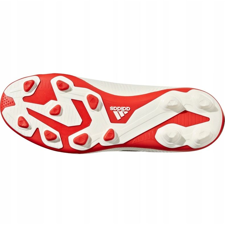 Chaussures de football Adidas Nemeziz 18.4 FxG Jr CM8510 blanche 3