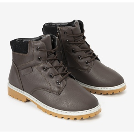 Chaussures de randonnée homme Adrien marron isolées brun 1