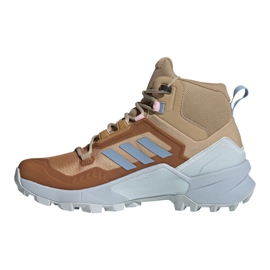 Chaussures Adidas Terrex Swift R3 Mid Gtx W FZ3011 brun 1